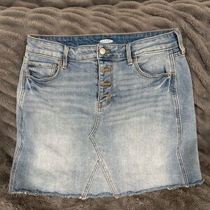 Old Navy Light Blue Denim Mini Skirt